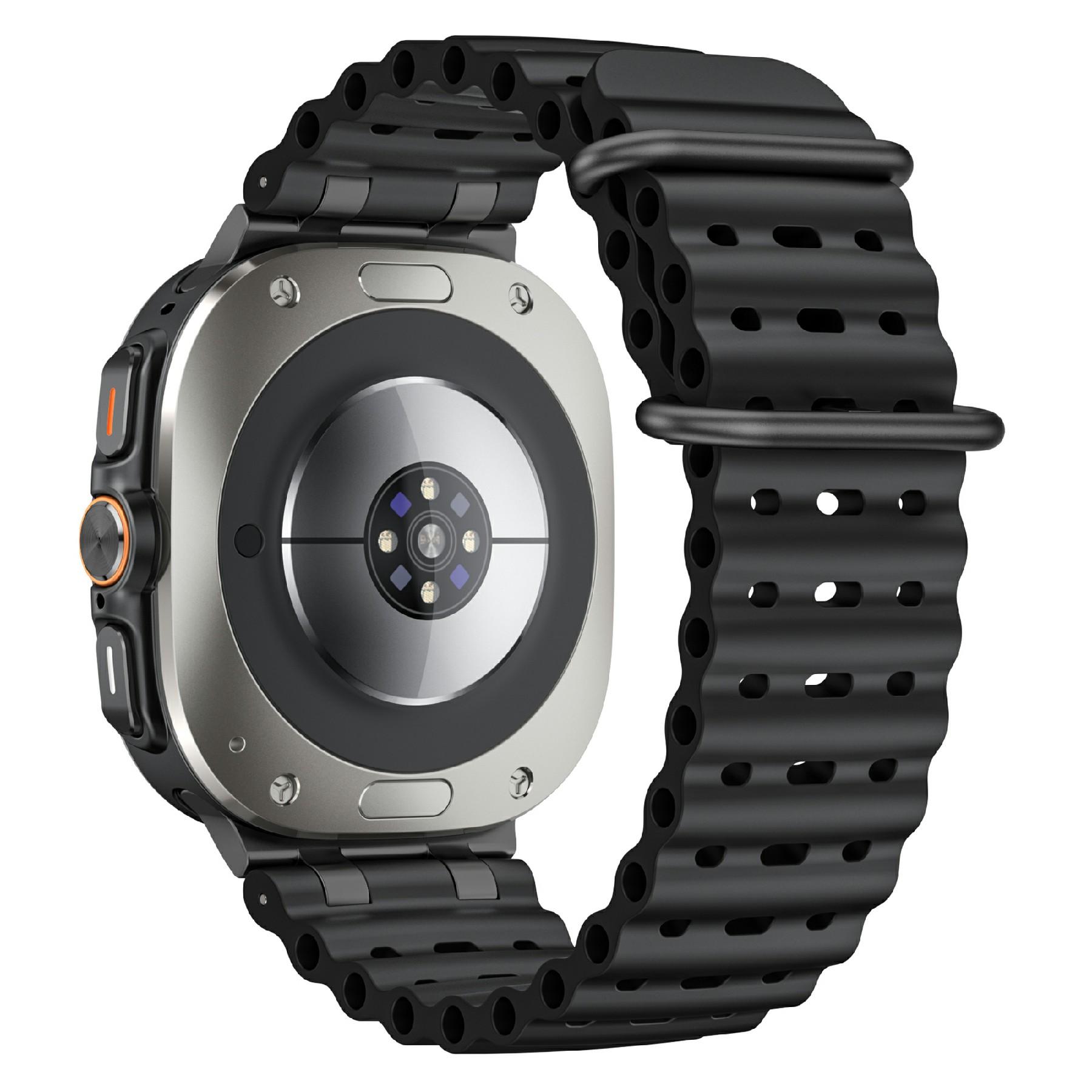 

For Samsung Galaxy Watch Ultra (2025) 47mm/Watch Ultra 47mm Breathable Watch Strap Silicone Band