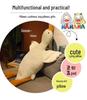 Big White Goose Plush Pillow – Cute Gift for Girls' Birthdays