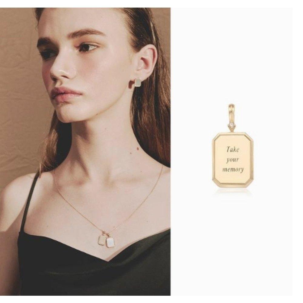 Custom Square Frame Pendant Lpt19003T_S