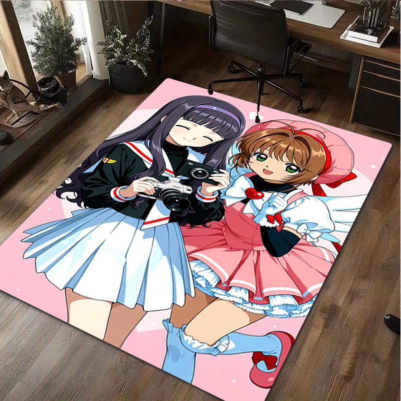 Anime Character Rug Carpet Office Decorative Carpet For Living Room Bedroom Door Mat Floor Rug Computer Chair Area Rug