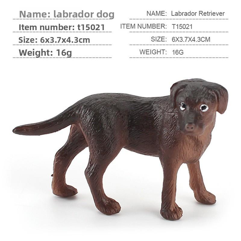 Small Shiba Inu Labrador Collie Bulldog Chihuahua Dog Model Toy For Home Decor And Collectors