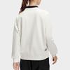 FILA Letter Round Neck Loose Sweatshirt Women sweatshirt Cloud-White A11W417204F-WT