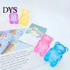 Clear Stress Ball Bear Squeeze Toy Anxiety Relief Glitter Sugar Sensory Soft Stretchy Decompression Fidget Kids