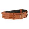 Durable Medieval Knight Belt Costume Wrap Around with Prong Buckle Adjustable PU Leather Waist