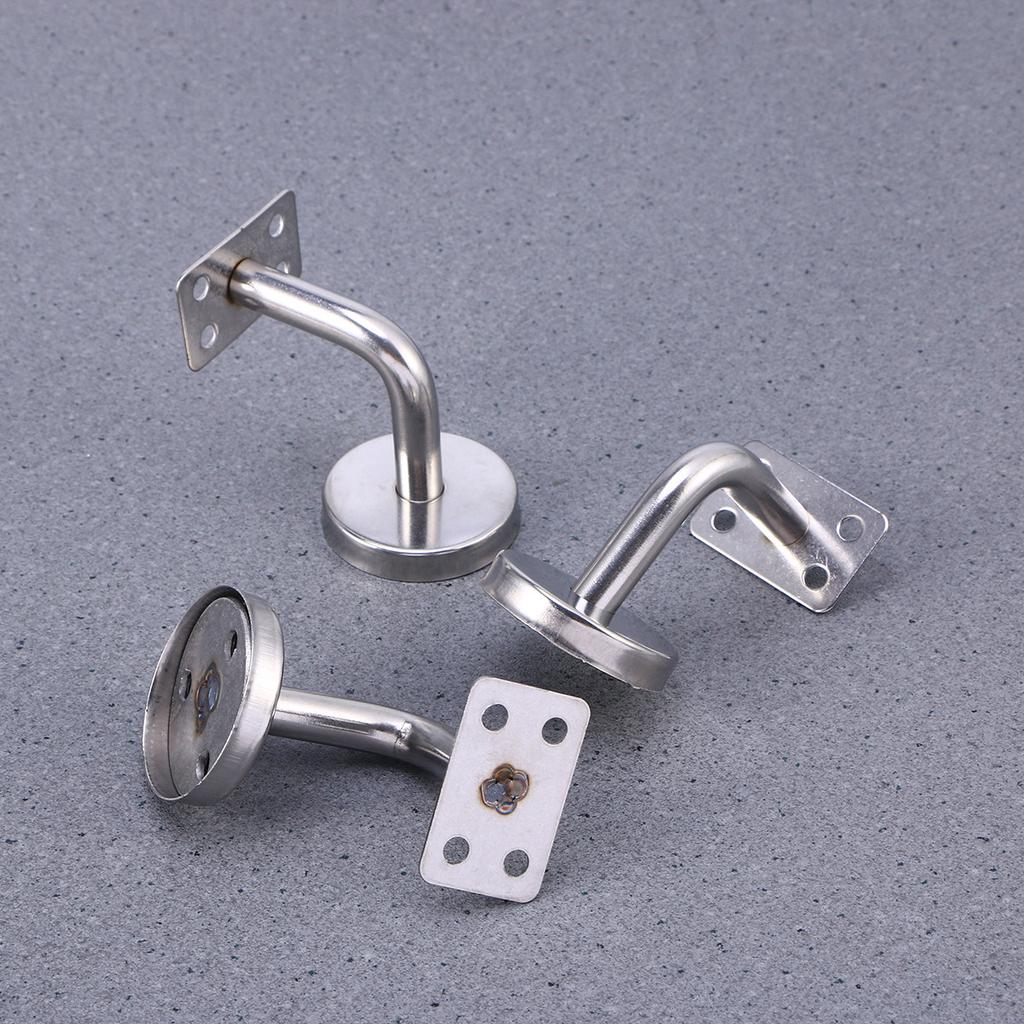5Pcs High Quality Stainless Steel Handrail Bracket Wall Mounted Bannister Support for Commercial Residential Use Hotel