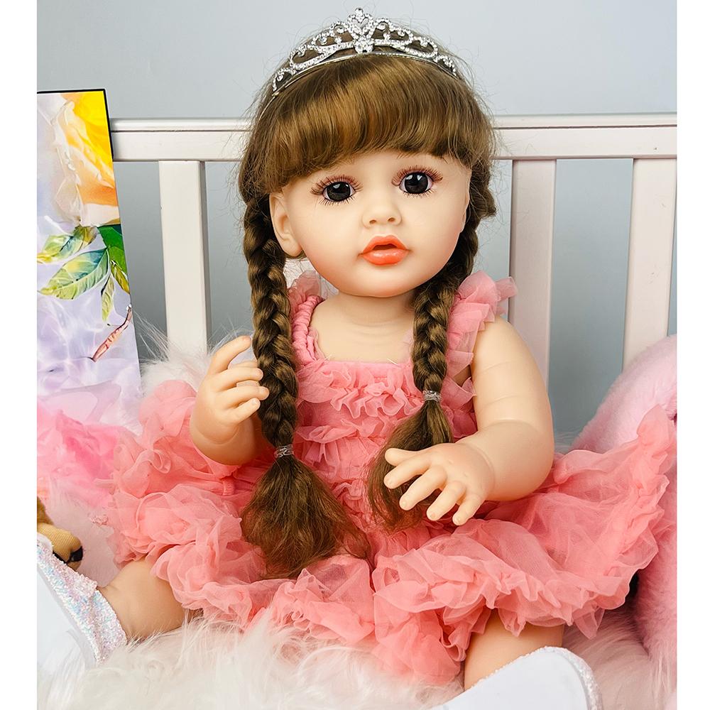 

Куклы Reborn Baby Girl Twins, полностью силиконовые, виниловые, 55 см, сделай сам, имплантированные волосы, можно купаться, Bebe Reborn, игрушки для детей, игрушки для макияжа 22 inch about 55 cm