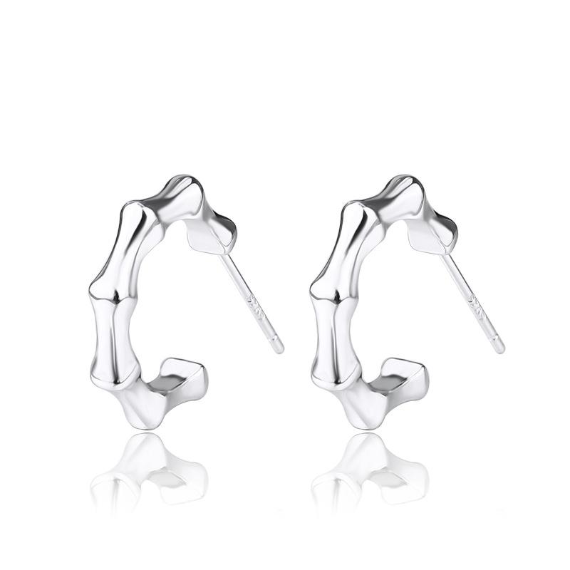 Women's Sun Bamboo Joint Earrings Jewelry