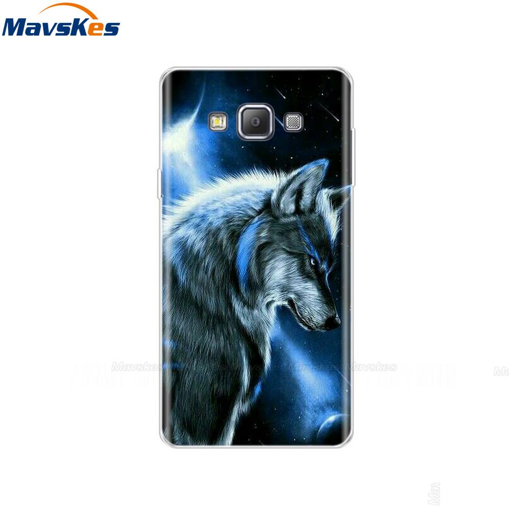 Silicon Phone Case For Samsung Galaxy A3 2015 Flower Cat A300 Soft TPU Back Cover For Samsung A3 2015 A300H A3000 SM-A300F pop