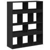 Bookshelf Black 100 X 33 X 125.5 Cm Engineered Wood