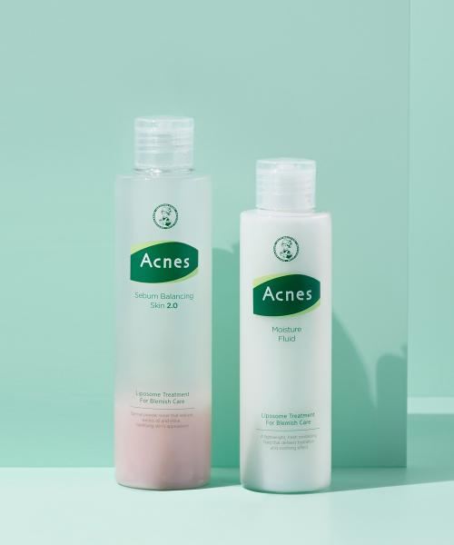 Acnes [SET] Sebum Balancing Skin 2.0 200ml + Moisture Fluid 150ml Sebum Skin + Moisture Fluid