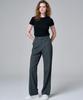MALOUPE 2115 Stretch Semi-Wide Pants (Dark Gray)