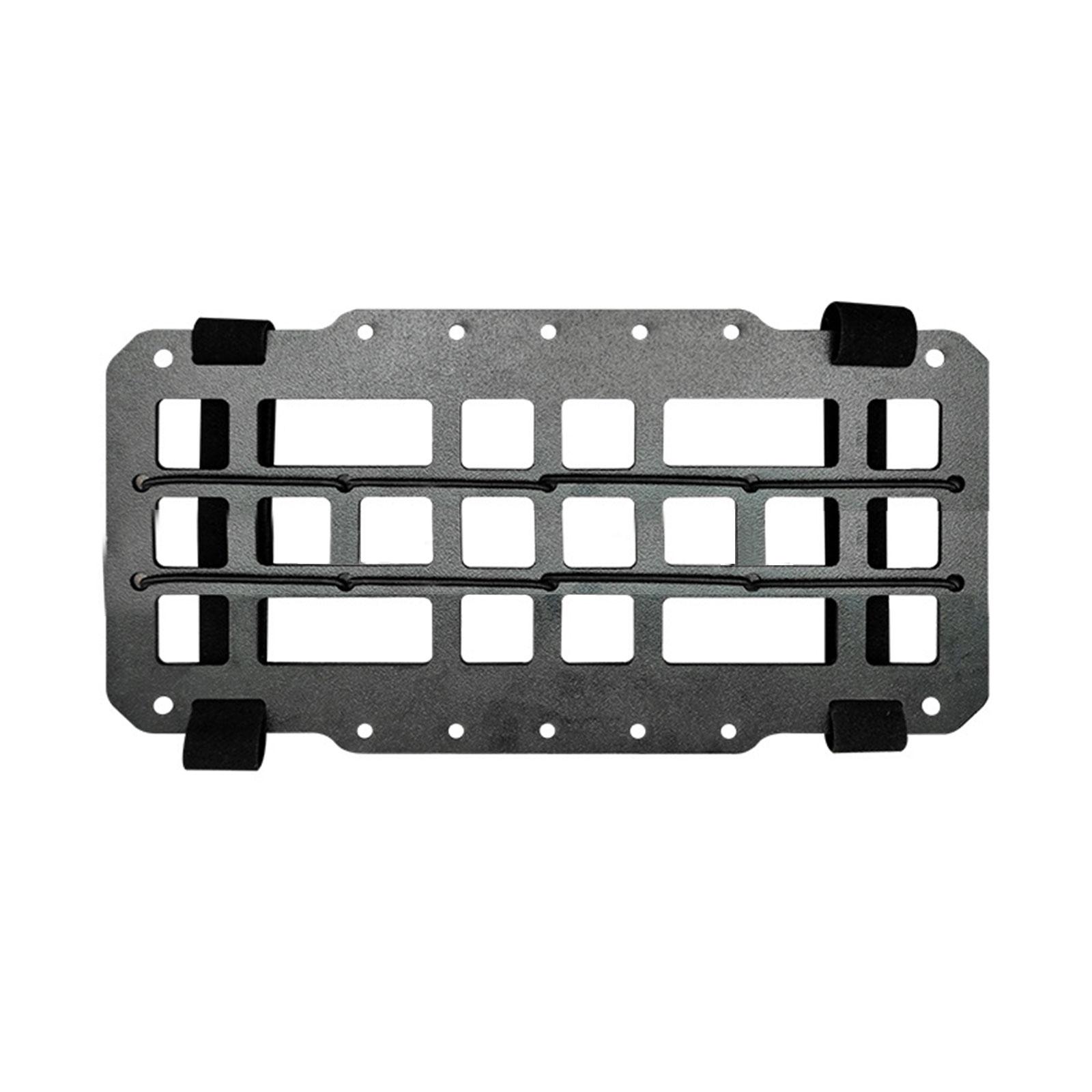 

Новый дизайн солнцезащитного козырька органайзер тактическая панель Molle для автомобильного козырька держатель крышки ABS пластик аксессуары для интерьера чёрный