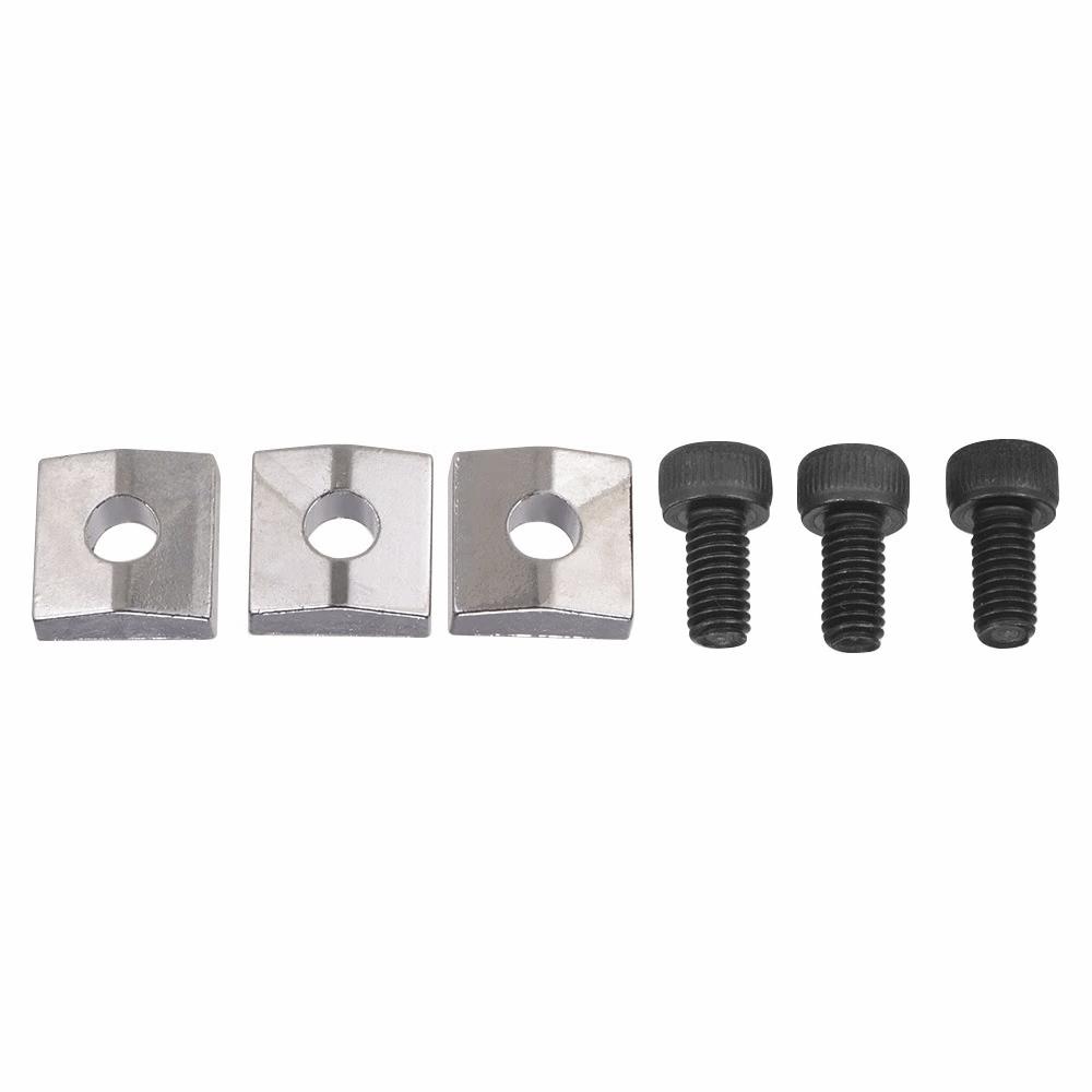 3Sets Silver+Black Guitar String Lock Metal Guitar Accessories Set  Electric Guitar