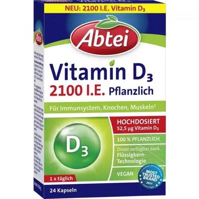 German Abtei Plant-Based Vitamin D3 24 Tablets
