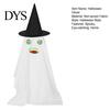 Reusable Holiday Party Supplies Halloween Ghost Decoration, Spooky Outdoor Standing with Glow in Lightweight Festival Home Accents The Dark