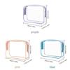 Pvc Transparent Travel Makeup Bag With Multipurpose Storage For Airport Security Screening