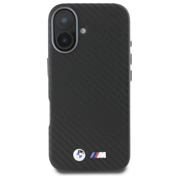 Bmw Bmhcp16S23Pufwc Iphone 16 6.1       Czarny/Black Hardcase Carbon Wrapped Metal