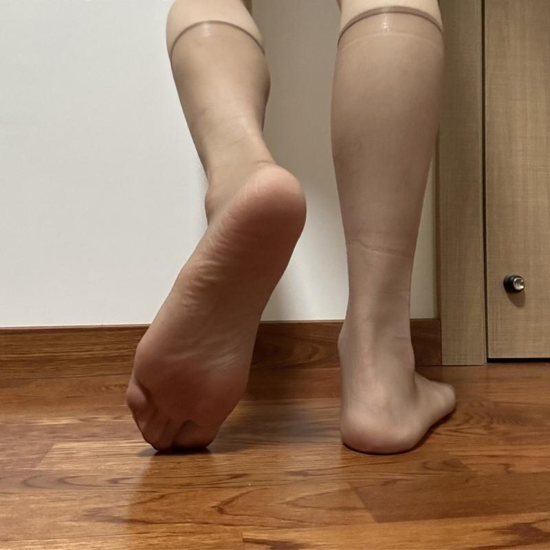 Mens Sheer Business Dress Socks Long Over the Calf Dress or Work Socks Nylon Dress Socks Knee Highs Dress Socks Gifts