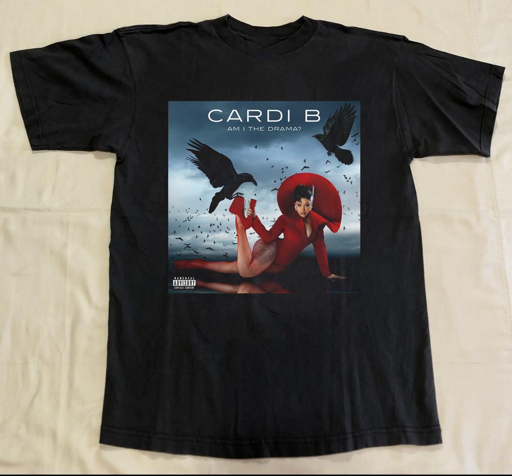 

Cardi B Я Драма Футболка с коротким рукавом для взрослых UB666 2XL