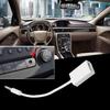 USB 2.0 Female To 3.5mm Male Plug AUX Audio Adapter Cable Converter for Car