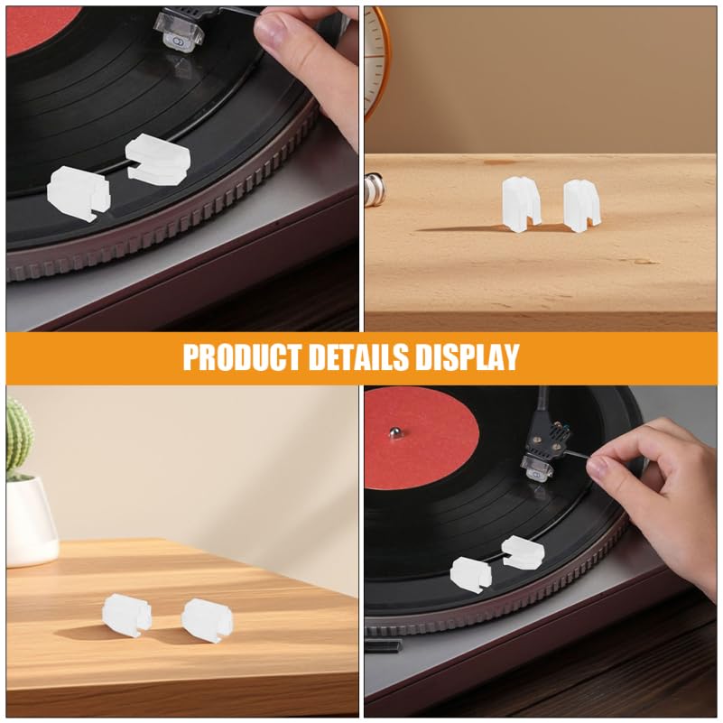 VILLCASE Record Protective Caps Turntable Stylus Protective Caps for Analog and Players Replacement Dustproof Caps (3-Pack) - Records, Cartridges, -