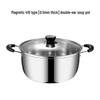 Qianxing Magnetic 410 Stainless Steel Double-Handle Soup Pot