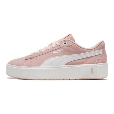Smash Platform V2 Suede Peachskin Women Sneakers Pink White 373037-05