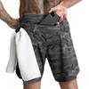 Men's Quick-Dry Running Shorts - Solid Color, Casual American Fitness Five-Inch