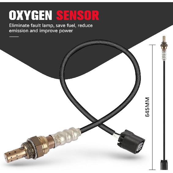 

O2 Oxygen Sensor Compatible for Honda Fit 2015 2016 2017 2018 2019 2020, L4 1.5L, Downstream, Replace# 365325R0004