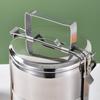 Zhenshijia 304 Stainless Steel 3-Layer Lunch Box