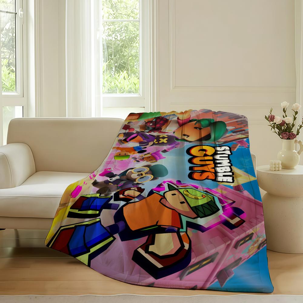 Adventure games S-stumble G-guys Blanket For Sofa Office Bed Plane Travel Sleep Read Relax Camping Soft And Warm