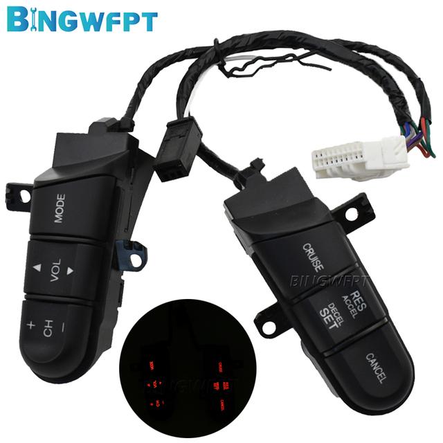 Multifunction Steering Wheel Button Switch 36770-SNA-A12 For Honda 08-13 Fit 09-14 City 06-11 Civic