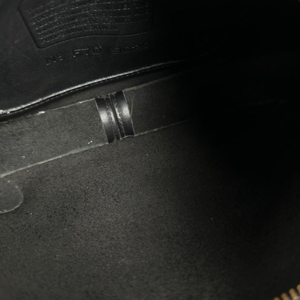 COACH Old Coach Ergo 9020 Handbag black Women one belt used