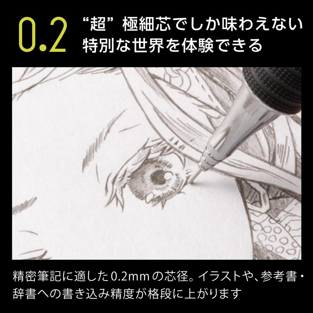 PENTEL Mechanical Pencil Orenz Metal Grip 02 Turquoise Blue XPP1002G2-S2