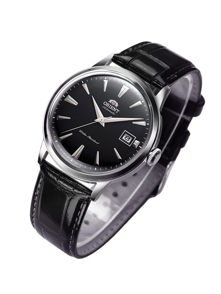 Men's Mechanical Watch White Dial, Stainless Steel Case with Leather Strap Suitable for Business and Daily Wear. An Elegant Gift for Men FAC00005W0