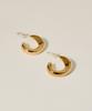 Novice Tokyo Nuance Hoop Pierce [Stainless] / Gold
