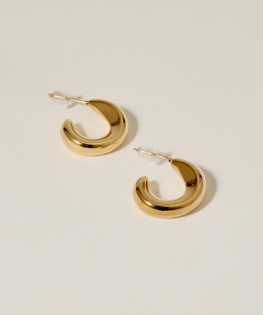 Novice Tokyo Nuance Hoop Pierce [Stainless] / Gold