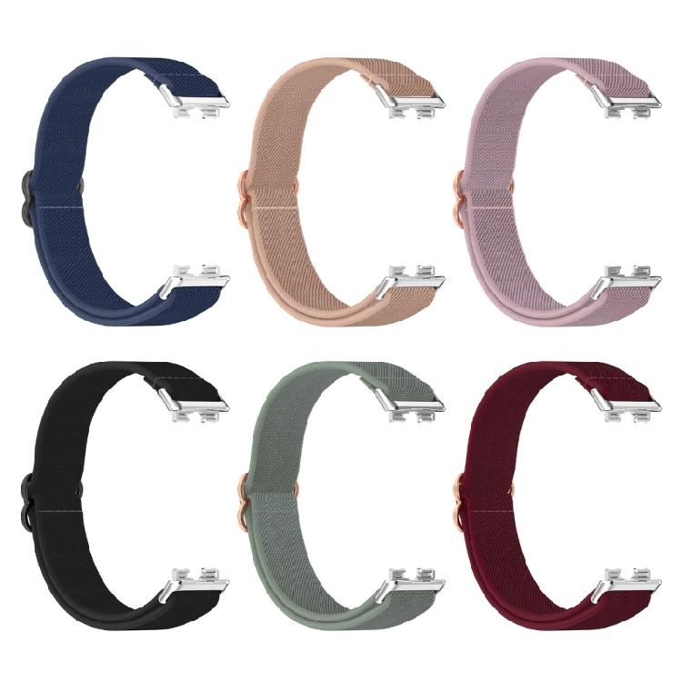 Comfortable Elastic Bracelets Watchband for Band 8 9 10 Adjustable Nylon Watch Strapped Belt for Daily Activity