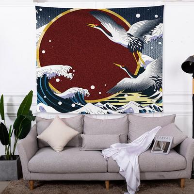 Bedroom Tapestry, Dragon and Phoenix Totem, Hanging Cloth, Living Room Background Cloth, Home Decoration Cloth