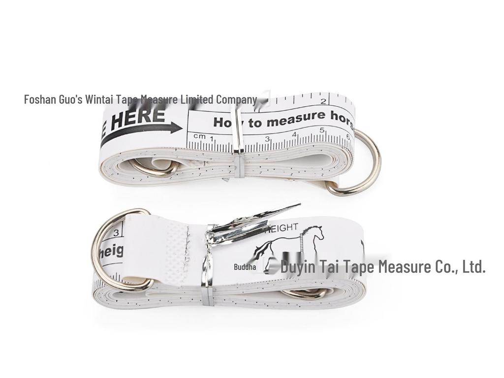 2.5 Meter Horse Measuring Tape for Pony & Stallion Height, Chest, and Weight - Livestock Leather Tape Measure