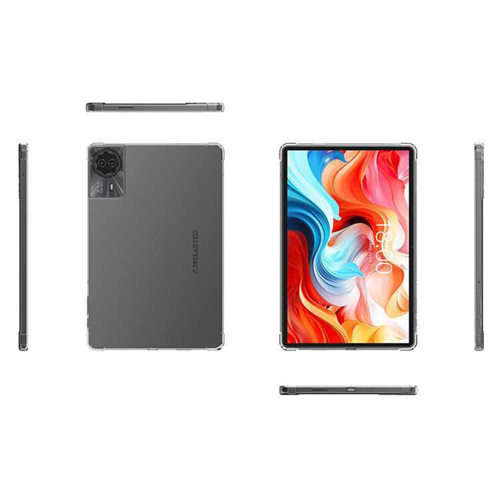 Voor Teclast T50 Plus Hoesje Vierhoekige Schokbestendige Transparante Tablet TPU Cover