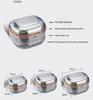 Premium Stainless Steel Motorcycle Tail Box with Thickened Screw Fixing