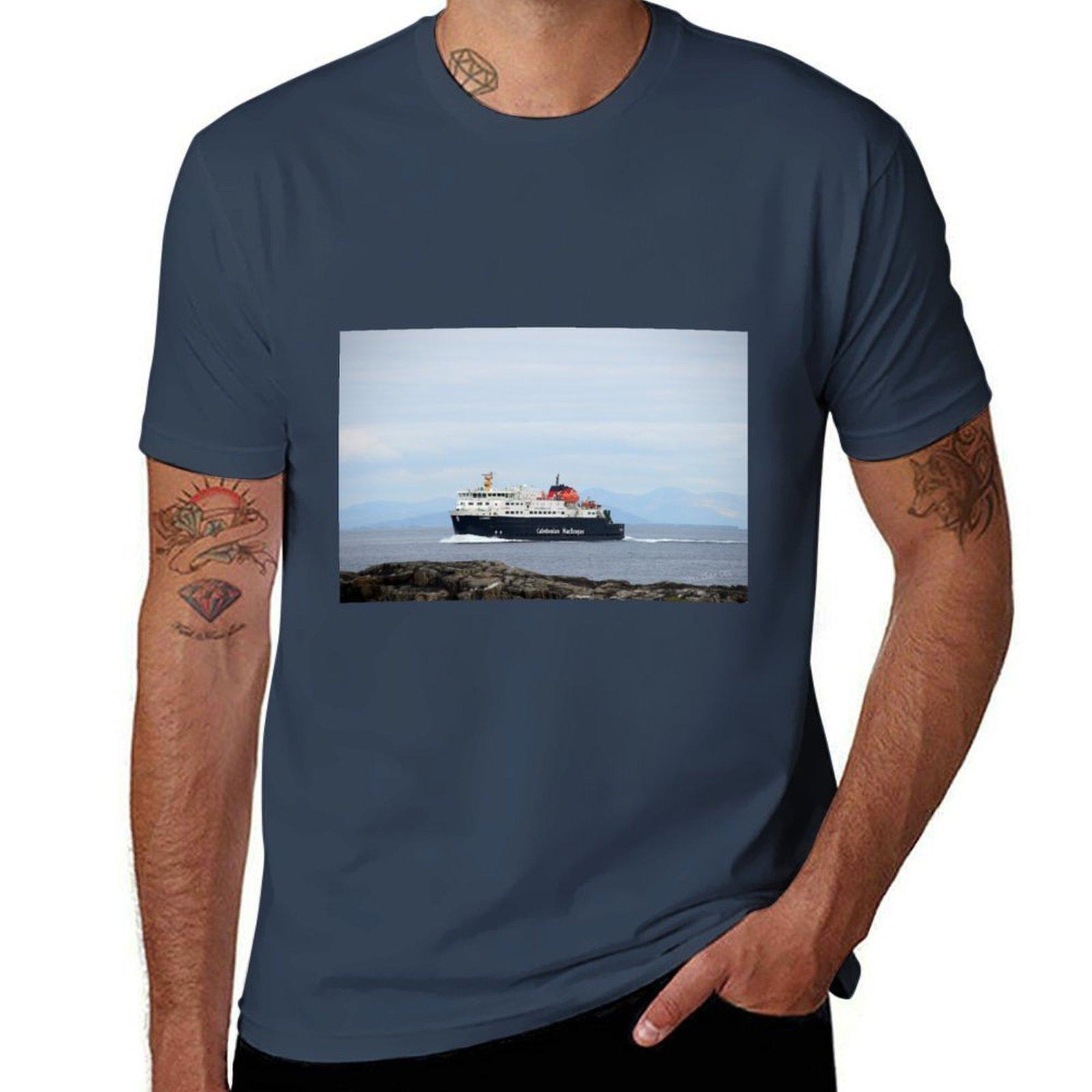 Mv Clansunisex Arriving At Tiree Tshirt Festival Party Tee Top S