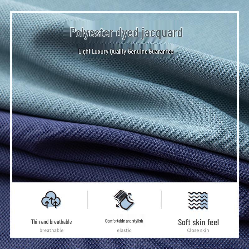 MONTAGUT Men's Summer Mesh Breathable Lapel Polo Shirt