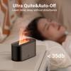 Aroma Humidifier Ultrasonic Fragrance Diffuser Colorful Flame Essential Oil Diffuser Desktop Air Humidifier for Home Bedroom