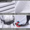 Hanmir Bike and Fits Bikes up to 29 Includes Storage Bag Cover, Waterproof, Thick, Tear-Resistant, UV-Resistant, Heat-Resistant, Durable, Anti-Theft,