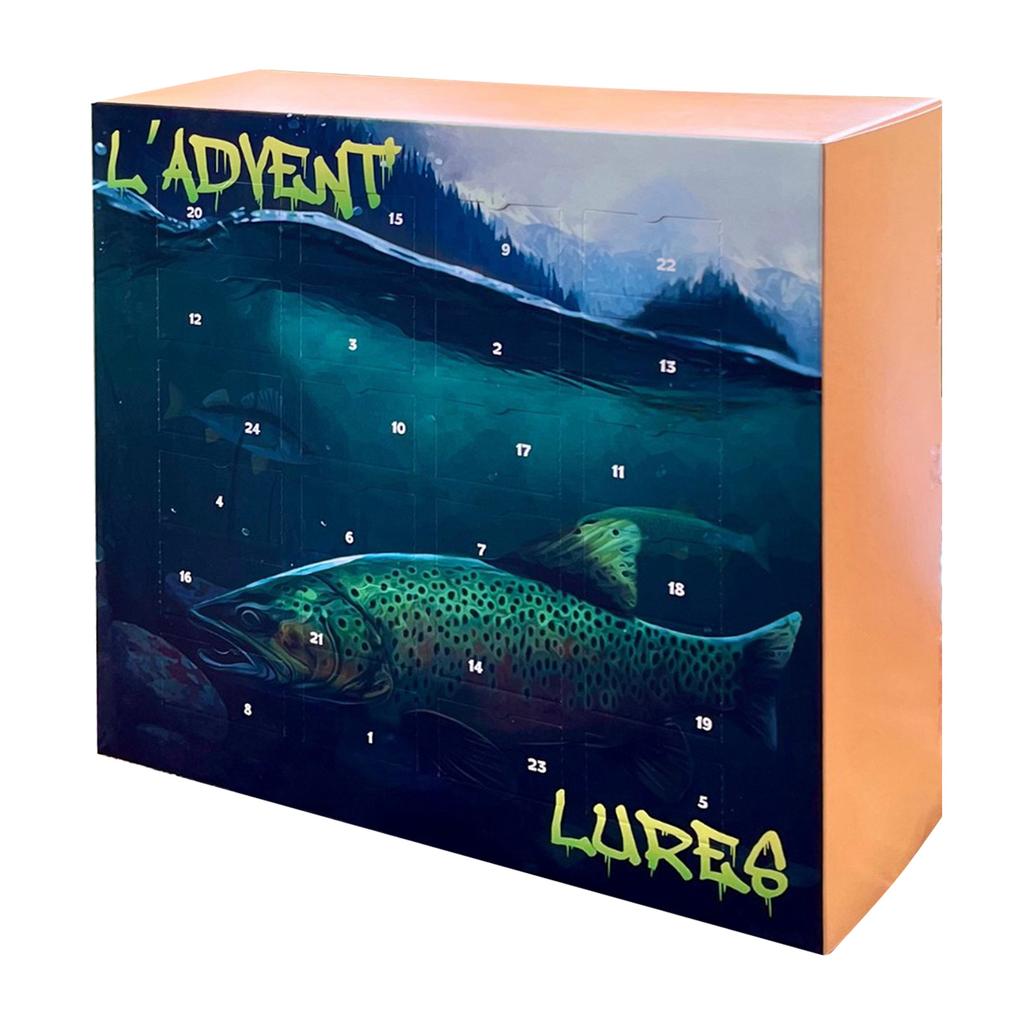 Angeln Weihnachtsartikel Adventskalender Countdown Angelköder 24 Tage Angelköder Set Kreative Weihnachtsgeschenke Tackle Blind Box