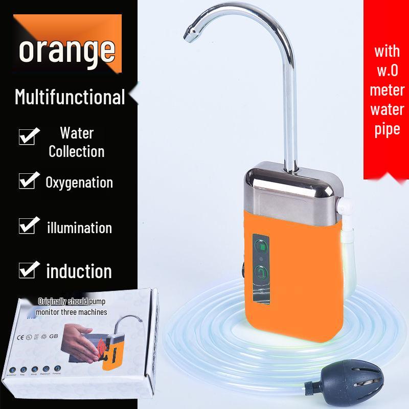 Tragbarer wiederaufladbarer elektrischer Wasserspender für Händewaschen im Freien und Belüfter zum Angeln