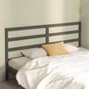 VidaXL Headboard Grey 206x4x100 Cm Solid Pine Wood 817662