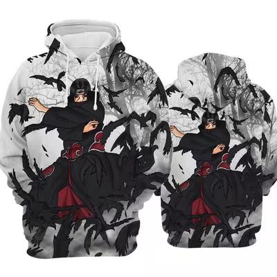 Cosplay Japanischer Anime Naruto Uchiha Itachi Hokage Ninjia Herren Casual Damen Kapuzenpullover